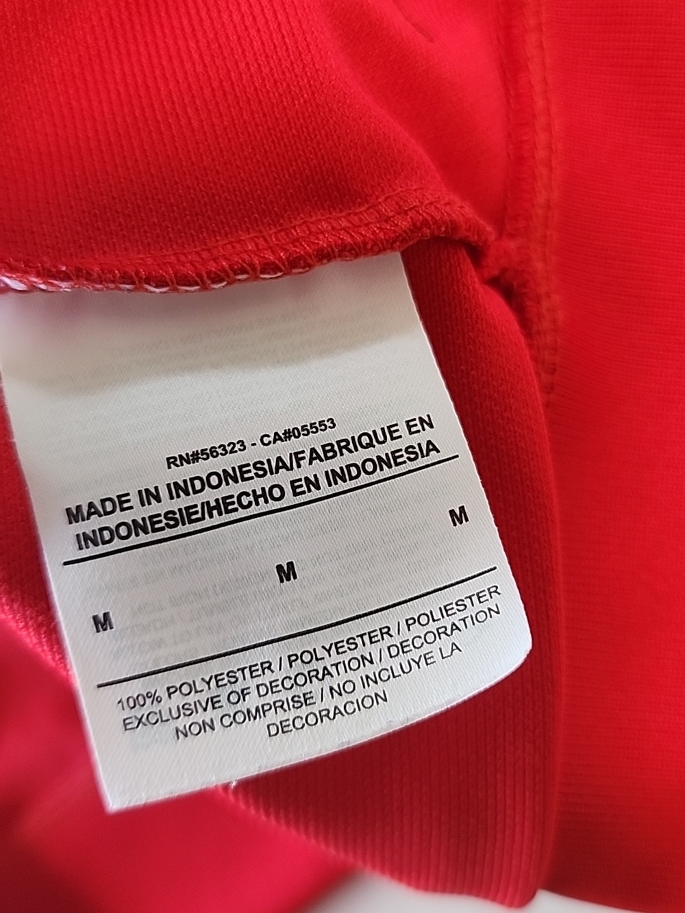 Nike Team USA Soccer Red Full Zip Women Jacket, Size M - Picture 7 of 11